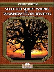 Front cover of Selected Short Works by Washington Irving by Washington Irving