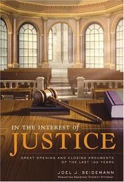 Cover of In the Interest of Justice by Joel Seidemann