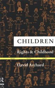 Cover of Children by David Archard