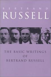 Front cover of Basic Writings of Bertrand Russell by Bertrand Russell