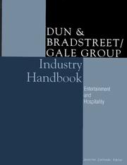 Front cover of Dun & Bradstreet/Gale Group Industry Handbook by Jennifer Zielinski