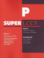 Front cover of Superlccs 2004 Schedule Pj-pk: Oriental & Indo-iranian (SUPERLCCS: Schedule Pj-Pk Oriental & Indo-Iranian Philosophy) by Unknown