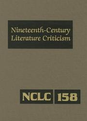 Cover of Nineteenth-Century literature criticism by Jessica Bomarito