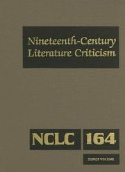 Cover of Nineteenth-Century literature criticism by Jessica Bomarito
