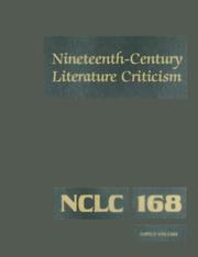 Front cover of Nineteenth-Century literature criticism by Unknown
