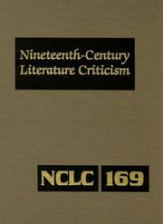 Front cover of Nineteenth-Century literature criticism by Unknown