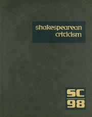 Cover of Shakespearean Criticism by Michelle Lee