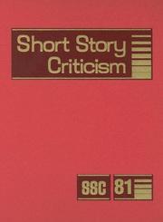Front cover of Short story criticism by Thomas J. Schoenberg