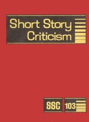 Cover of Short Story Criticism by Jelena O. Krstovic