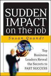 Cover of Sudden Impact on the Job by Susan Quandt