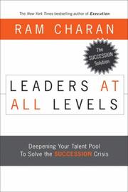 Cover of Leaders at All Levels by Ram Charan