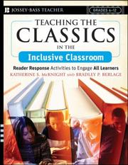 Front cover of Teaching the classics in the inclusive classroom by Katherine S. McKnight