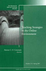 Front cover of Teaching Strategies in the Online Environment by Simone C. O. Conceição