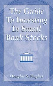 Front cover of The Guide To Investing In Small Bank Stocks by Rogers Mike