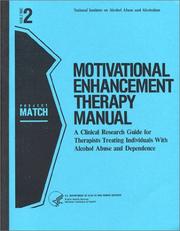 Cover of Motivational Enhancement Therapy Manual by William R. Miller