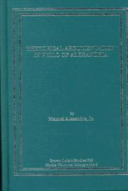 Front cover of Rhetorical Argumentation in Philo of Alexandria by Manuel Alexandre