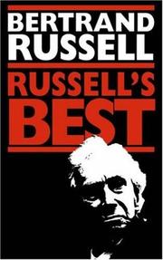 Cover of Bertrand Russell's best by Bertrand Russell