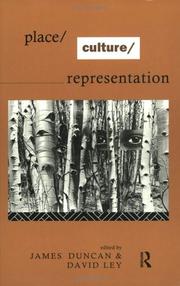 Cover of Place/culture/representation by David Ley