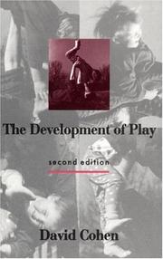 Cover of The development of play by David Cohen
