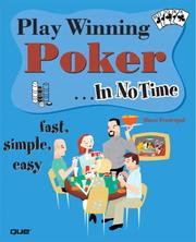Front cover of Play Winning Poker In No Time by Alison Pendergast