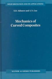 Front cover of Mechanics of curved composites by S. D. Akbarov
