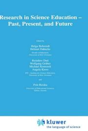 Front cover of Research in science education - past, present, and future by Helga Behrendt