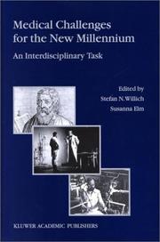 Front cover of Medical challenges for the new millennium by Stefan N. Willich