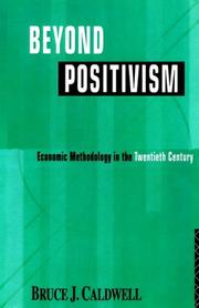 Cover of Beyond positivism by Caldwell, Bruce