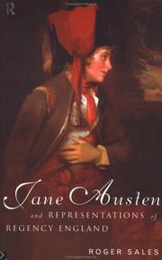 Cover of Jane Austen and Representations of Regency England by Roger Sales