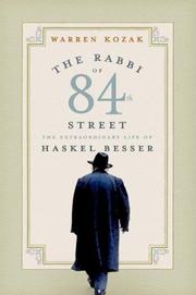 Front cover of The Rabbi of 84th Street by Warren Kozak