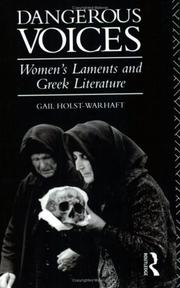Cover of Dangerous Voices by Gail Holst-Warhaft