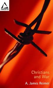 Cover of Christians and war by A. James Reimer