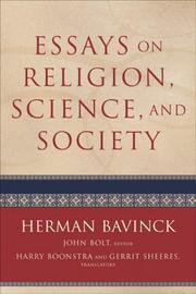 Front cover of Essays on Religion, Science, and Society by Herman Bavinck