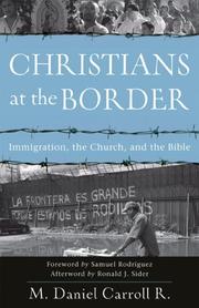 Front cover of Christians at the Border by M. Daniel Carroll R.