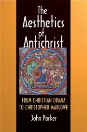 Front cover of The Aesthetics of Antichrist by John Parker