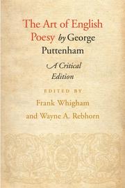 Front cover of The art of English poesy by George Puttenham