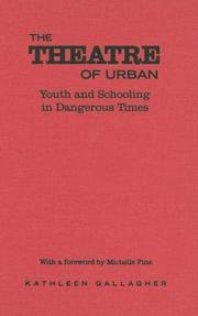 Cover of The Theatre of Urban by Kathleen Gallagher