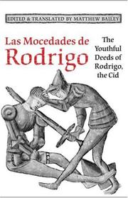 Cover of Las Mocedades de Rodrigo by Matthew Bailey