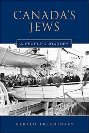 Front cover of Canada's Jews by Gerald J. J. Tulchinsky