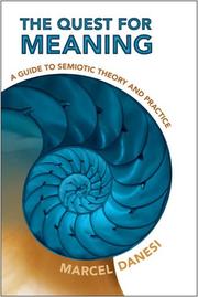 Cover of The Quest for Meaning by Marcel Danesi