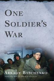 Cover of One Soldier's War by Arkady Babchenko