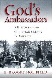 Cover of God's Ambassadors by E. Brooks Holifield