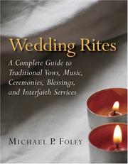 Cover of Wedding rites by Michael P. Foley