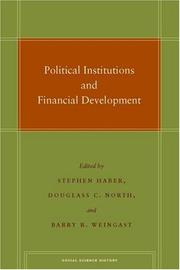 Front cover of Political institutions and financial development by Stephen H. Haber
