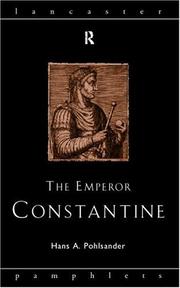 Cover of The Emperor Constantine by Hans A. Pohlsander