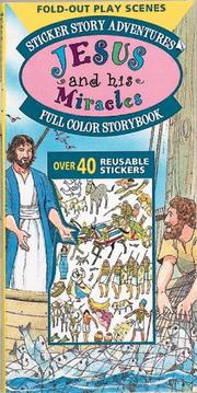Cover of Jesus and His Miracles: Sticker Story Adventures by Terry Whalin