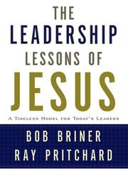 Cover of Leadership Lessons of Jesus by Bob Briner