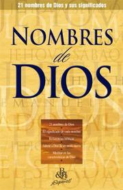 Front cover of Nombres De Dios/Names of God by Unknown
