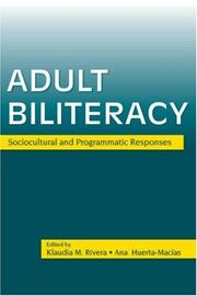 Front cover of Adult biliteracy by Ana Huerta-Macías