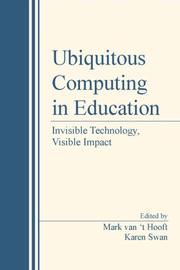 Front cover of Ubiquitous computing in education by Karen Swan